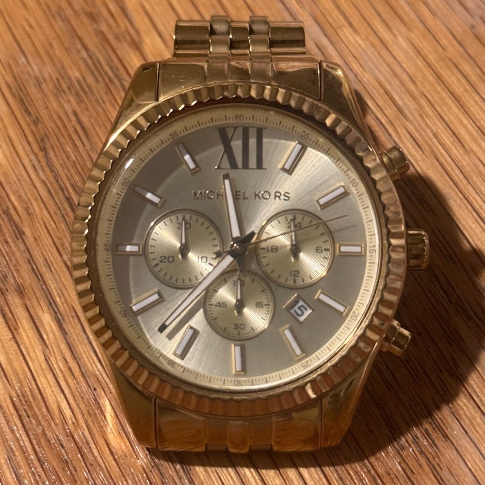 Michael Kors Gold Chronograph Men's Watch